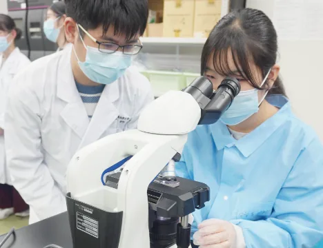 衛生検査の実習体験