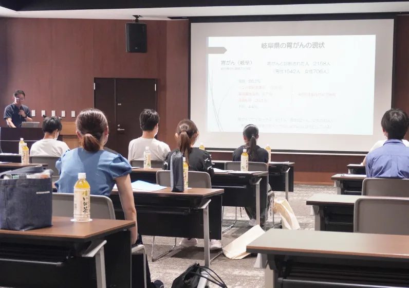 地域医療講義の様子