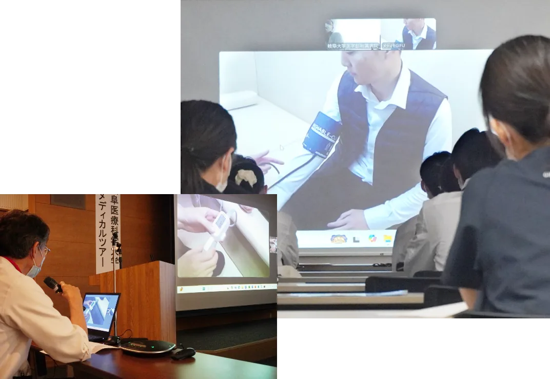 医療MaaSと遠隔診療体験の様子